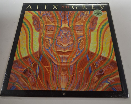 Alex grey 2013 wall calendar - grey,